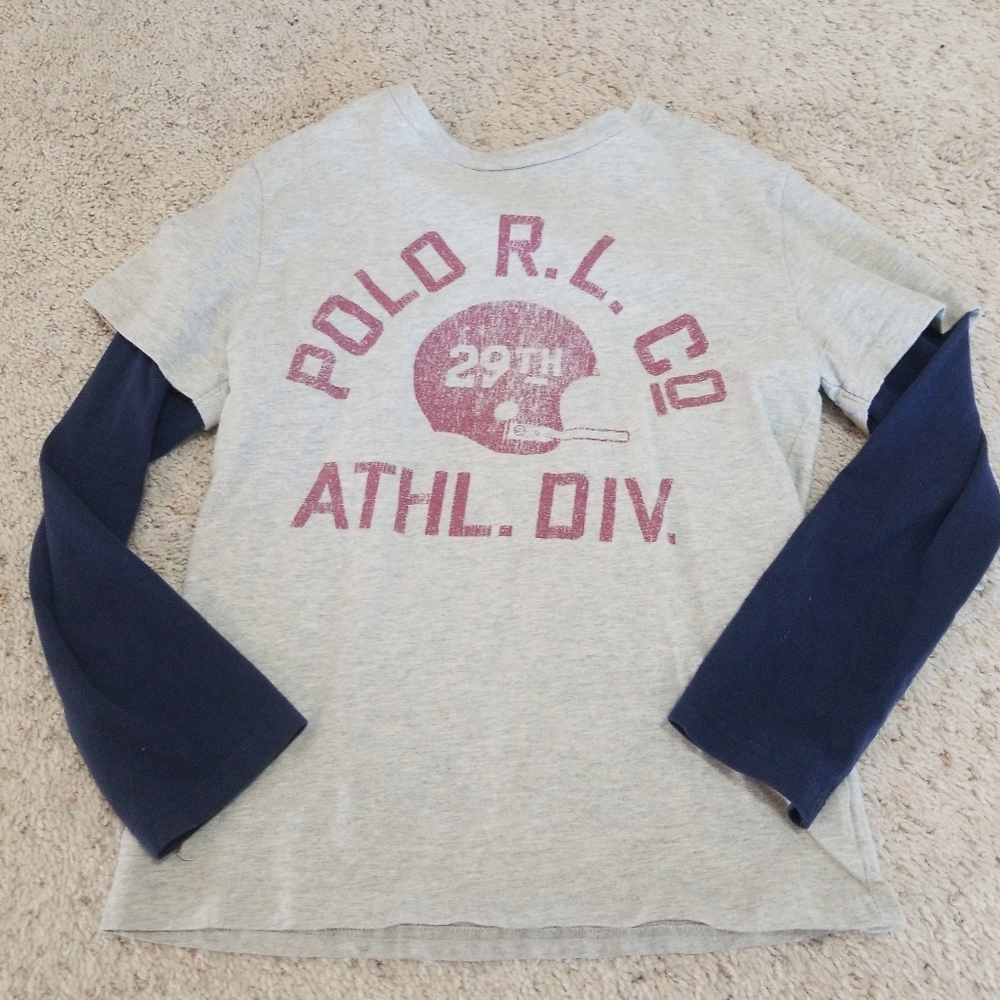 Ralph lauren football shirt boys 8